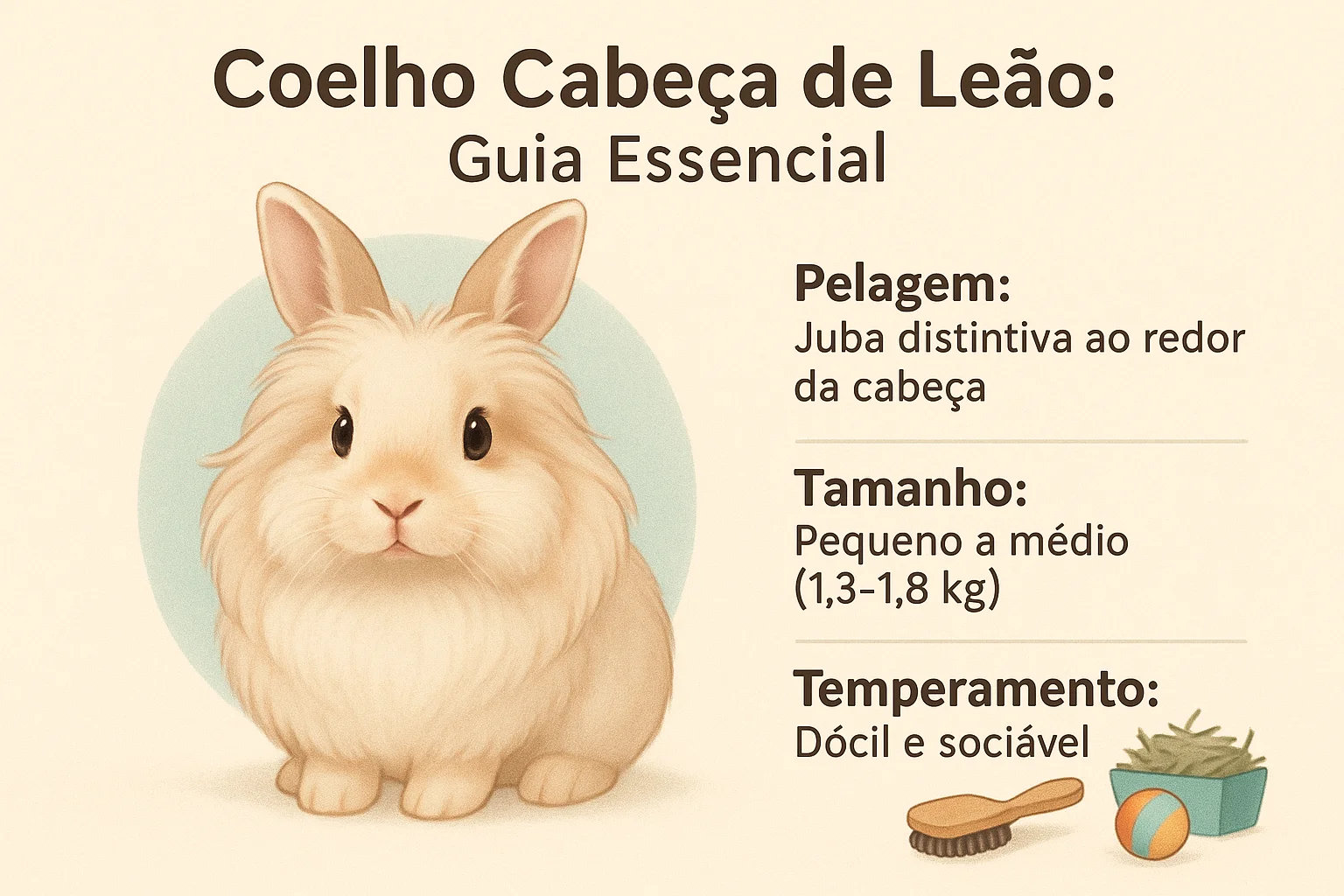 Coelho-cabeça-de-leão-características